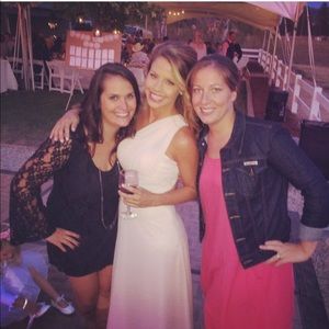 Blush pink long dress